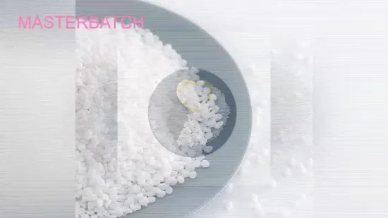 Plastic Pellets Raw Materials Sodium Sulphate Transparent Filler Masterbatch for Films